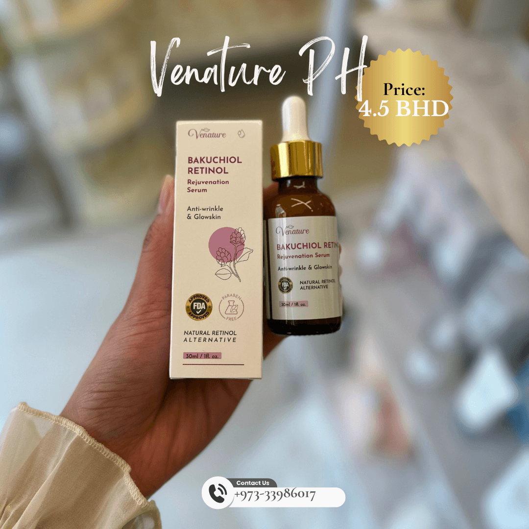 VENATURE: Bakuchiol Retinol Rejuvenation Serum - Crafty Hive- Perfumes & Skincare