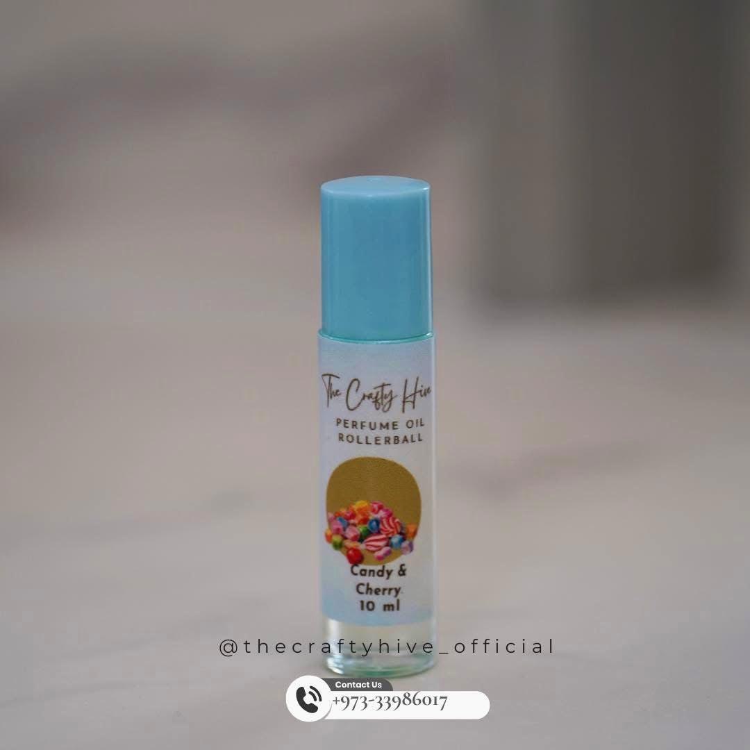 PERFUME OIL ROLLERBALL: Candy & Cherry - Crafty Hive- Perfumes & Skincare