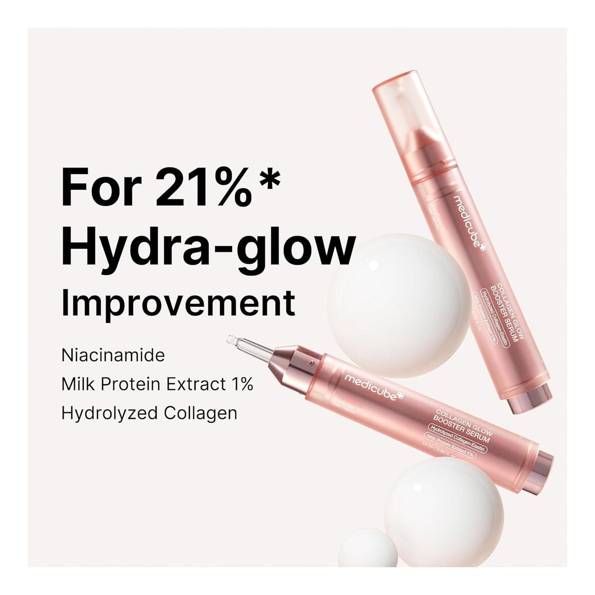 Medicube Collagen Glow Booster Milk Serum - Twist & Click