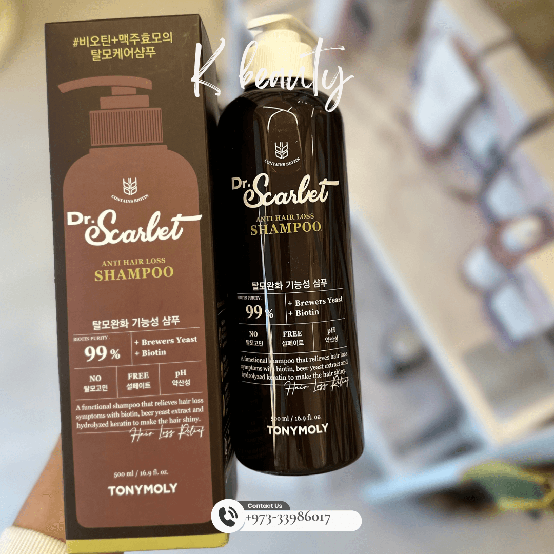 TONYMOL: Dr.Scarlet Biotin Anti Hair Loss Shampoo - Crafty Hive- Perfumes & Skincare 