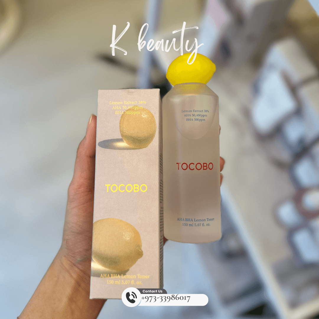 TOCOBO: AHA BHA Lemon Toner - Crafty Hive- Perfumes & Skincare 