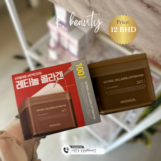 MEDIHEAL: Retinol Collagen Lifting Toner Pad