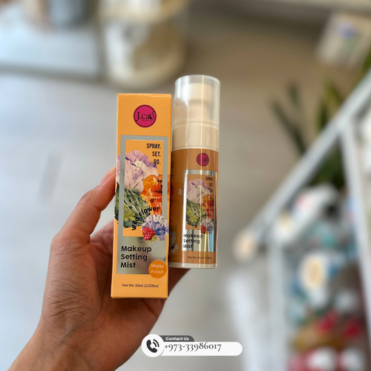 JCATT: Spray, Set, Go, Makeup Setting Mist, Matte Finish, Wild Flower
