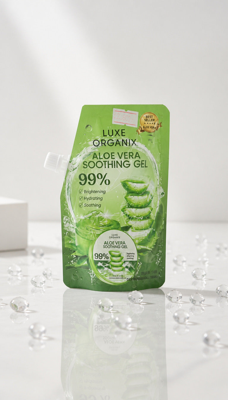 LUXE ORGANIX: Aloe Vera Soothing Gel 99%