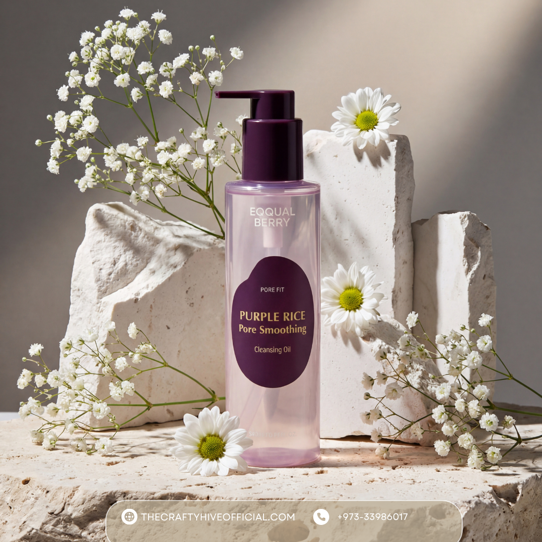 EQQUALBERRY: Purple Rice Pore Smoothing Cleansing Oil