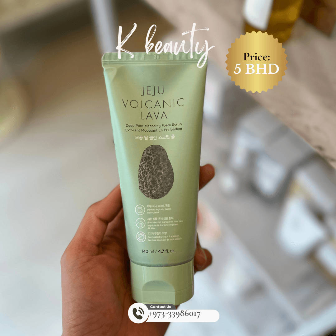 THE FACE SHOP: Jeju Volcanic Lava Deep Pore-Cleansing Foam Scrub - Crafty Hive- Perfumes & Skincare 
