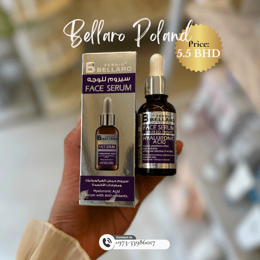 FERGIO BELLARO: Luxury Face Serum 30ml Hyaluronic Acid - Crafty Hive- Perfumes & Skincare 
