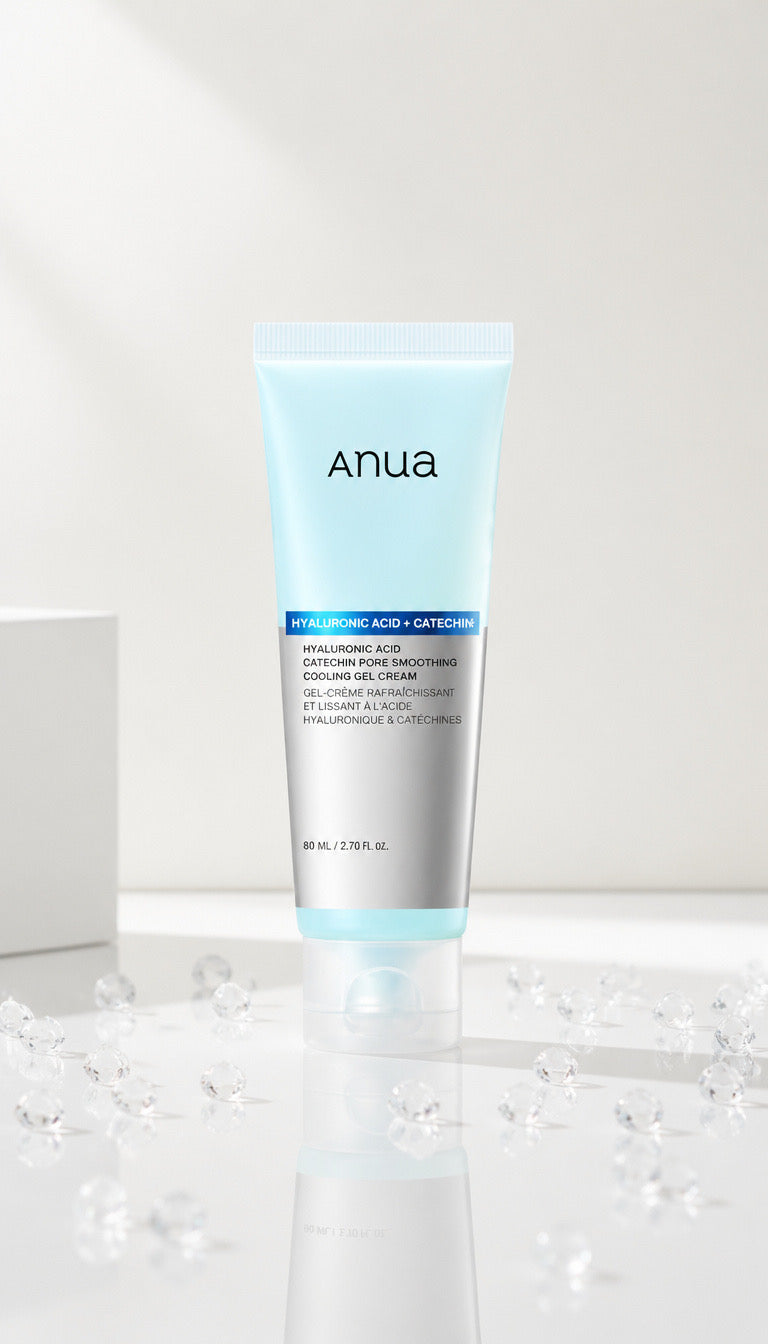 ANUA: Hyaluronic Acid + Catechin Pore Smoothing Cooling Gel Cream