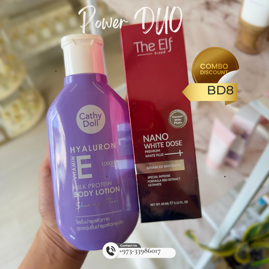 BODYCARE COMBO: The Elf Booster Serum + Cathy Doll Hyaluron Lotion