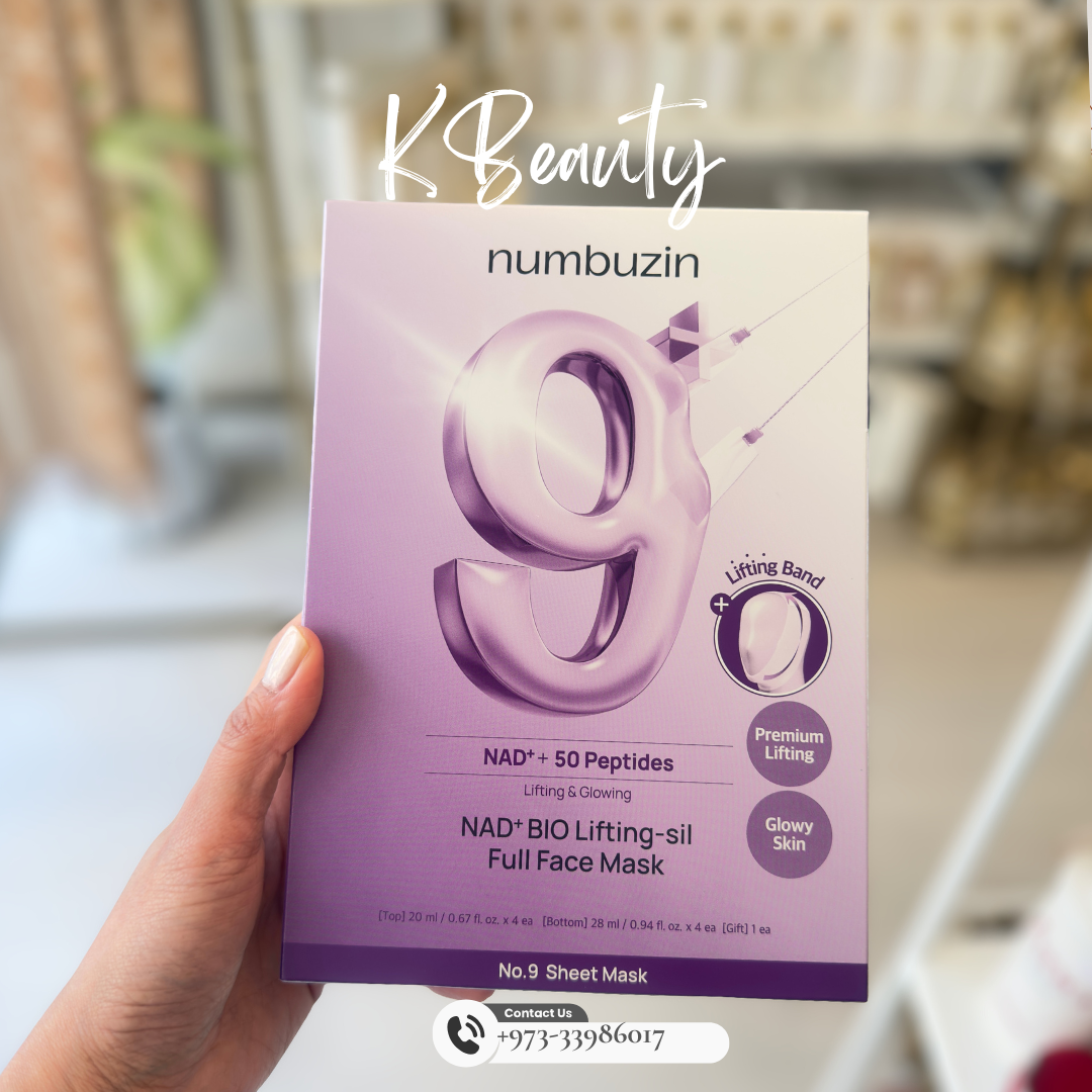 NUMBUZIN: No.9 NAD Bio Lifting-sil Full Face Mask Set/ Price Per Box (4pcs)