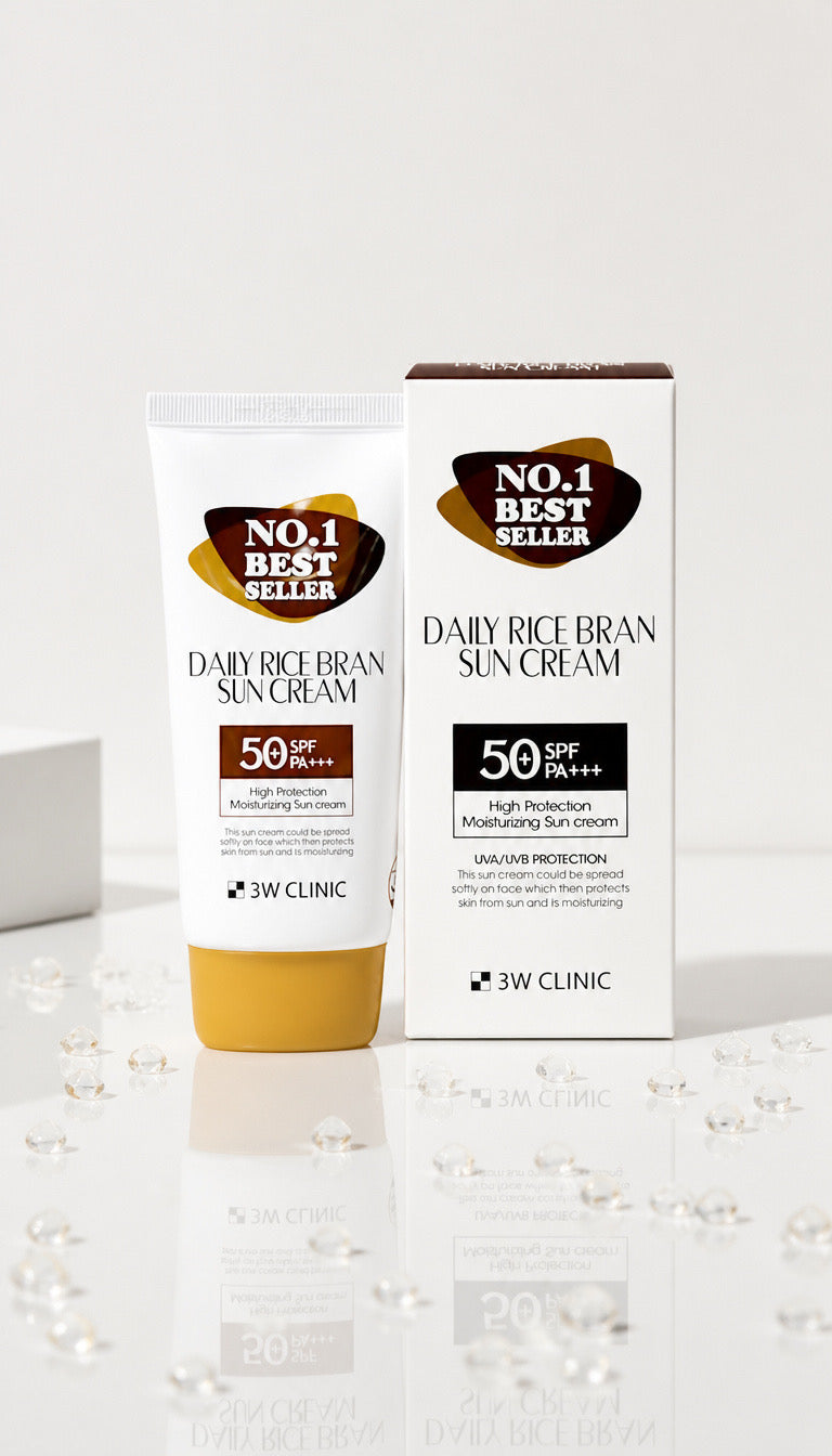 3W CLINIC: Daily Rice Bran Sun Cream SPF50+ PA+++