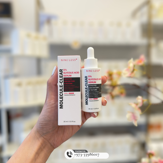 NINELESS:  Molecule-Clear 5% Glycolic Acid Serum