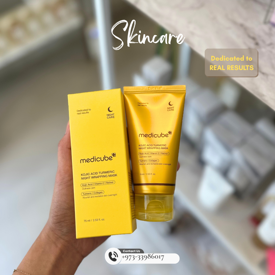 MEDICUBE: Kojic Acid Turmeric Overnight Wrapping Peel Off Mask - Crafty Hive- Perfumes & Skincare 