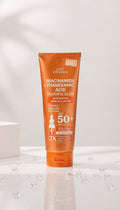 LUXE ORGANIX: Niacinamide + Tranexamic Acid Youthful Glow Whitening Serum Lotion SPF 50+ PA++++.