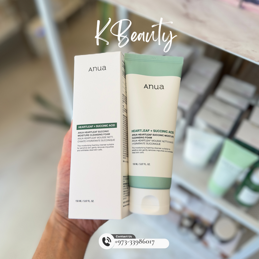ANUA: Heartleaf Succinic Moisture Cleansing Foam