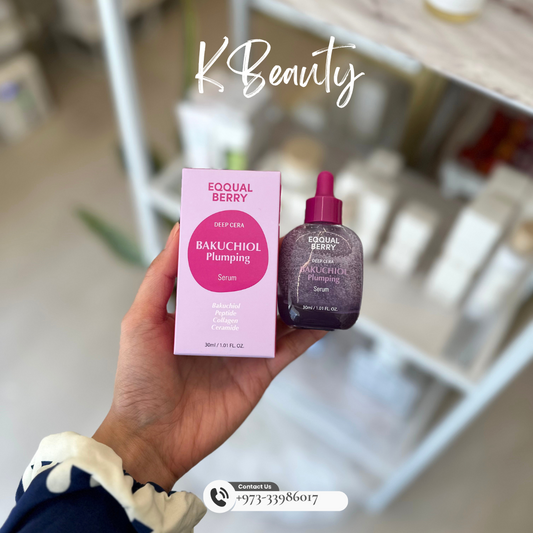 EQQUALBERRY: Bakuchiol Plumping Serum - Crafty Hive- Perfumes & Skincare 
