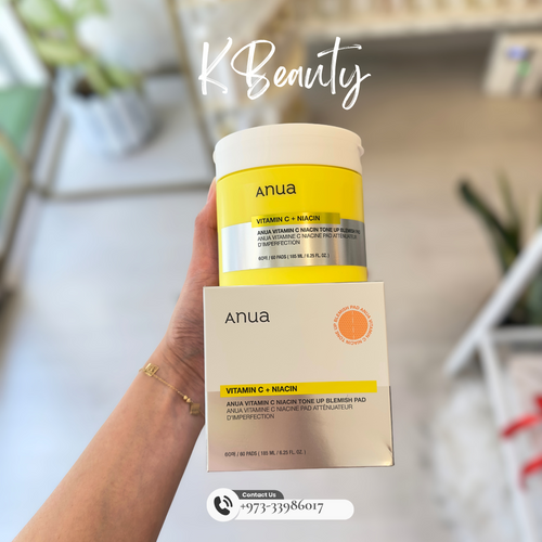 ANUA : Vitamin C Niacin Tone Up Blemish Toner Pads (60 pads) - Crafty Hive- Perfumes & Skincare 