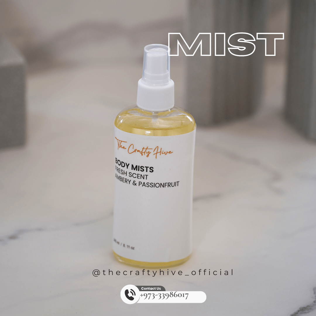 Crafty Special Body Mist: Amber and Passionfruit - Crafty Hive- Perfumes & Skincare 