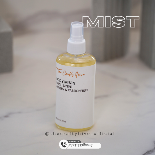 Crafty Special Body Mist: Amber and Passionfruit