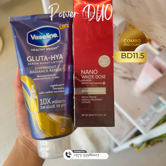 BODYCARE COMBO: The Elf Booster Serum  + Vaseline Lotion