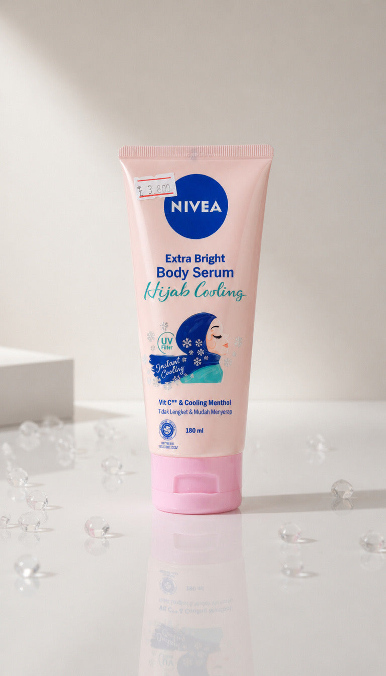 NIVEA: Extra Bright Body Serum Hijab Cooling