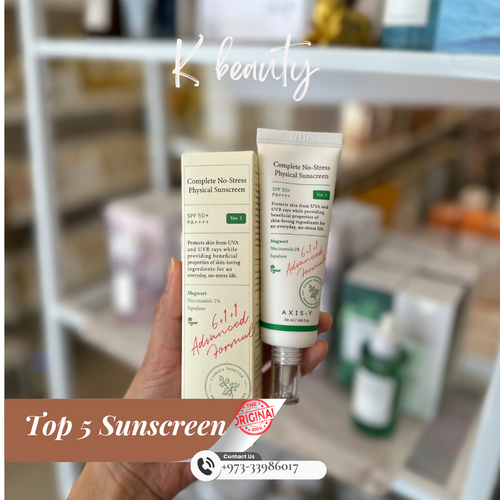 AXIS-Y: Complete No-Stress Physical Sunscreen - Crafty Hive- Perfumes & Skincare 