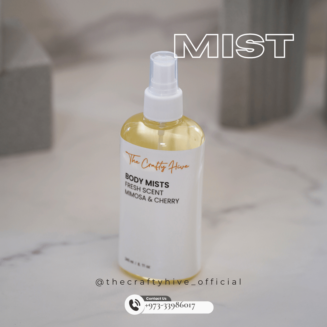 Crafty Special Body Mist: Mimosa and Cherry - Crafty Hive- Perfumes & Skincare 