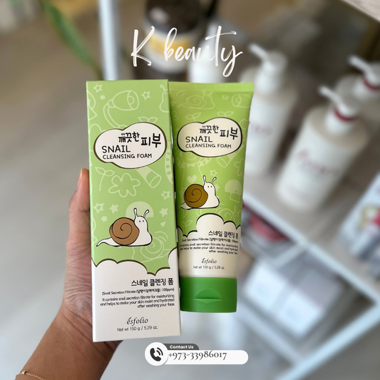 ESFOLIO: Pure Skin Snail Cleansing Foam
