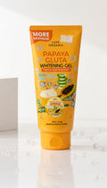 LUXE ORGANIX: Papaya Gluta Whitening Gel Triple Serum Boost.
