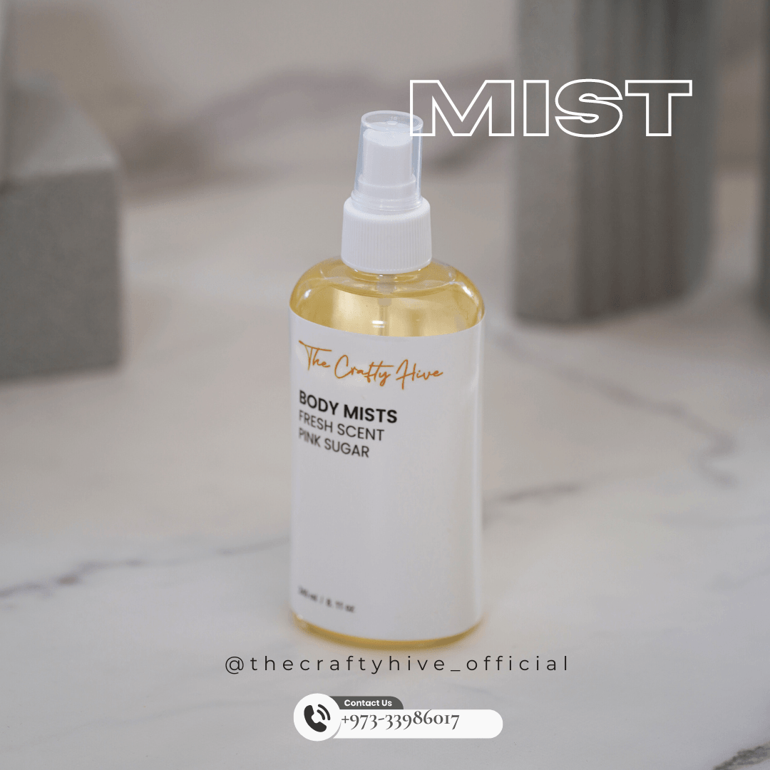 Crafty Body Mist: Pink Sugar - Crafty Hive- Perfumes & Skincare 