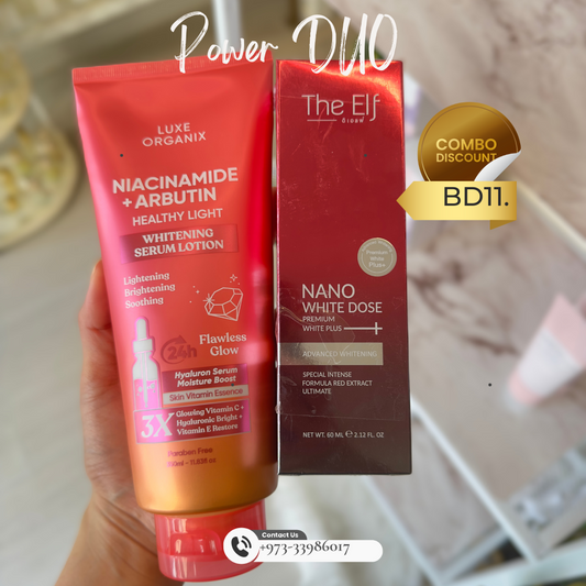 BODYCARE COMBO: The Elf Booster Serum + Luxe Organix Niacinamide Lotion