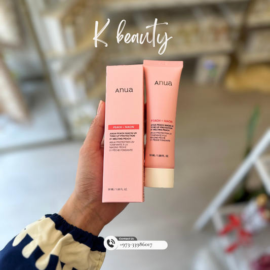 ANUA: Peach Niacin Tone Up UV Protection - Crafty Hive- Perfumes & Skincare 