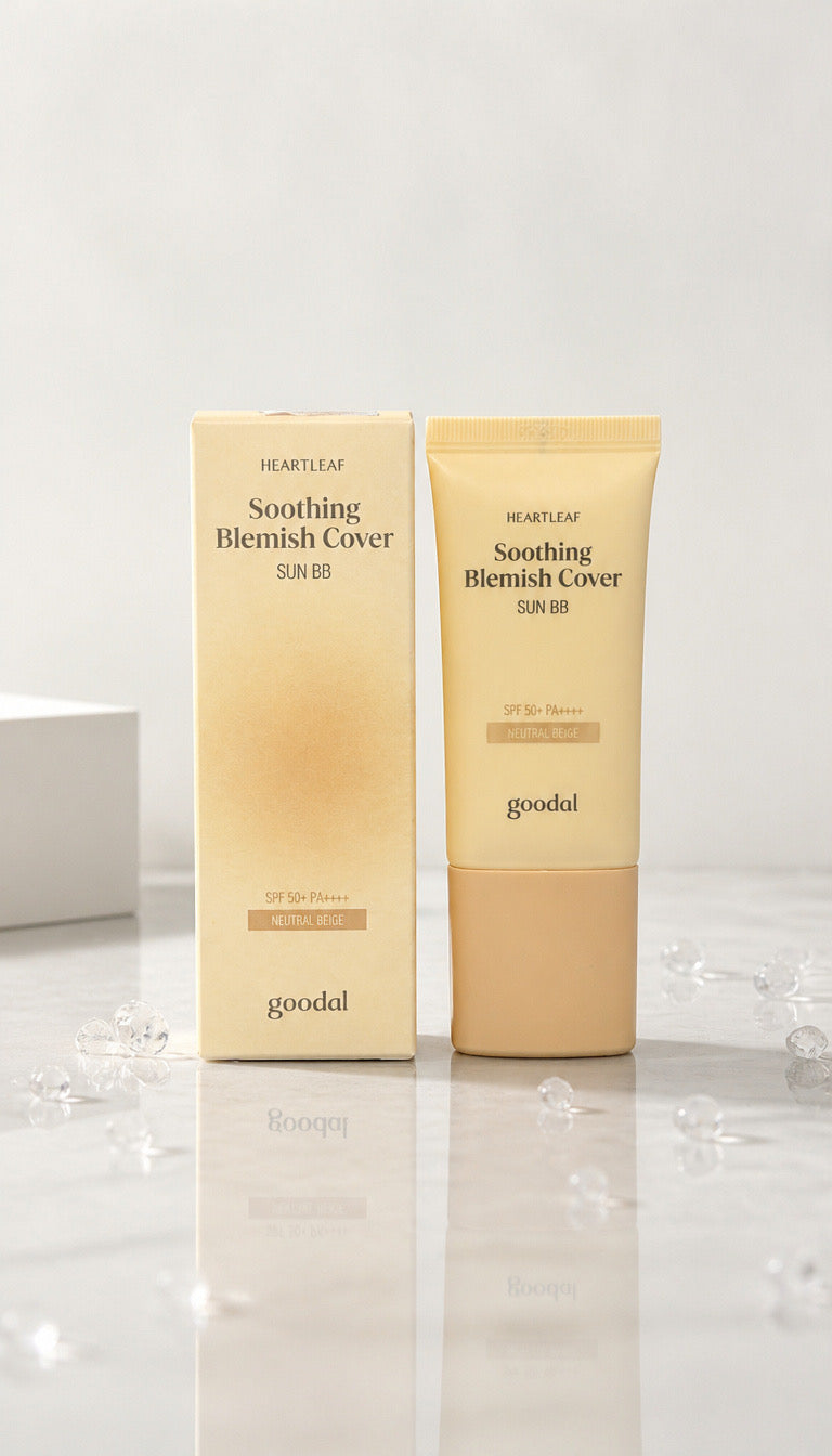 GOODAL: Heartleaf Soothing Blemish Cover Sun BB SPF 50+ PA+
