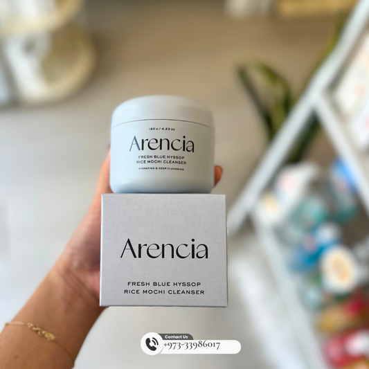 ARENCIA: Fresh Blue Hyssop Rice Mochi Cleanser, 120g (4.23 oz)