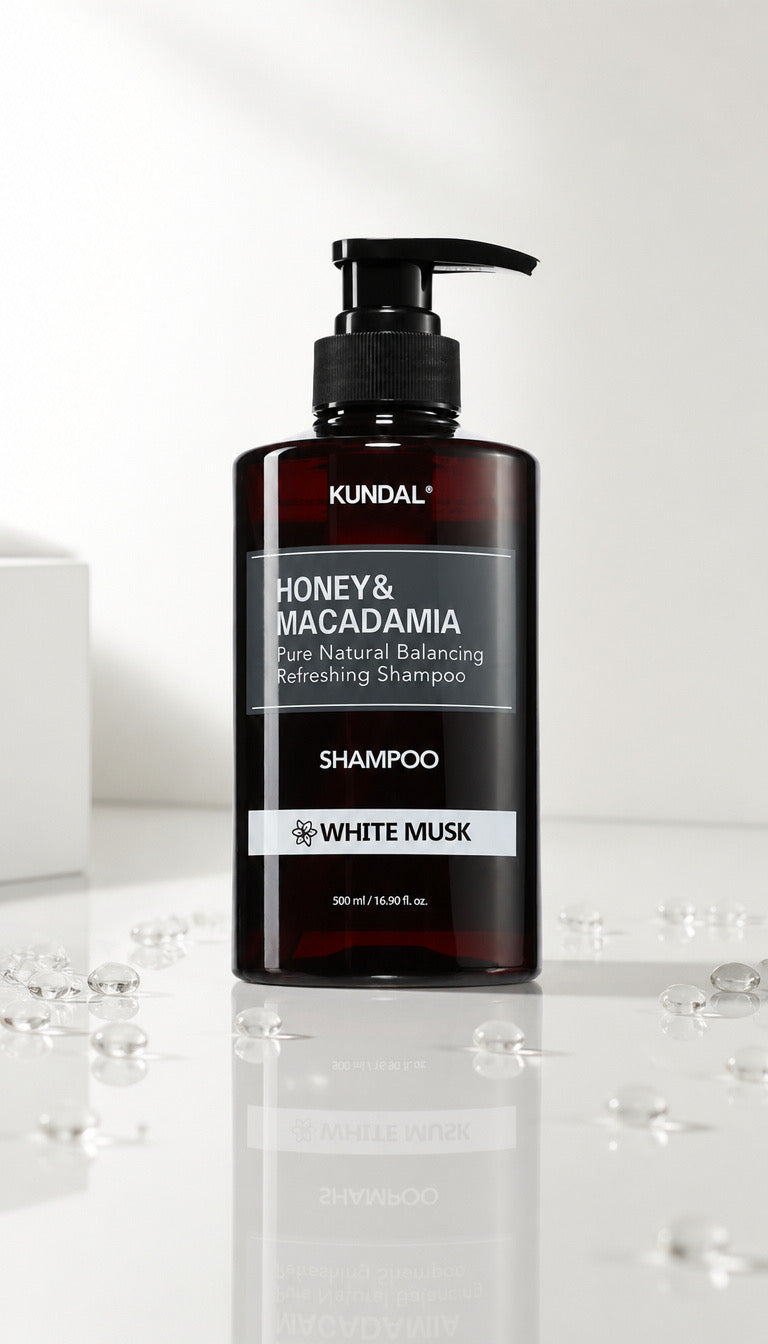 KUNDAL: Natural Shampoo | White Musk- 500 ML