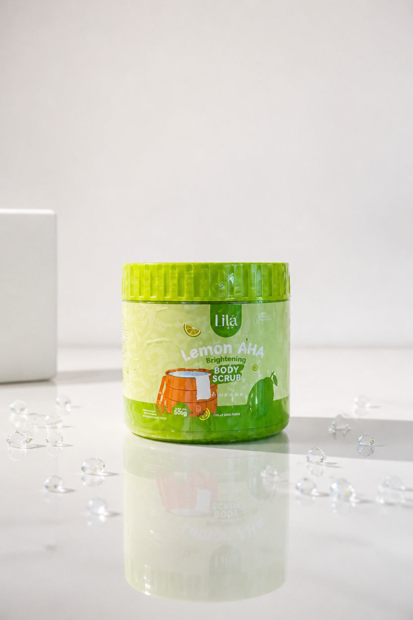 LITA: Lemon AHA Brightening Body Scrub. 500G