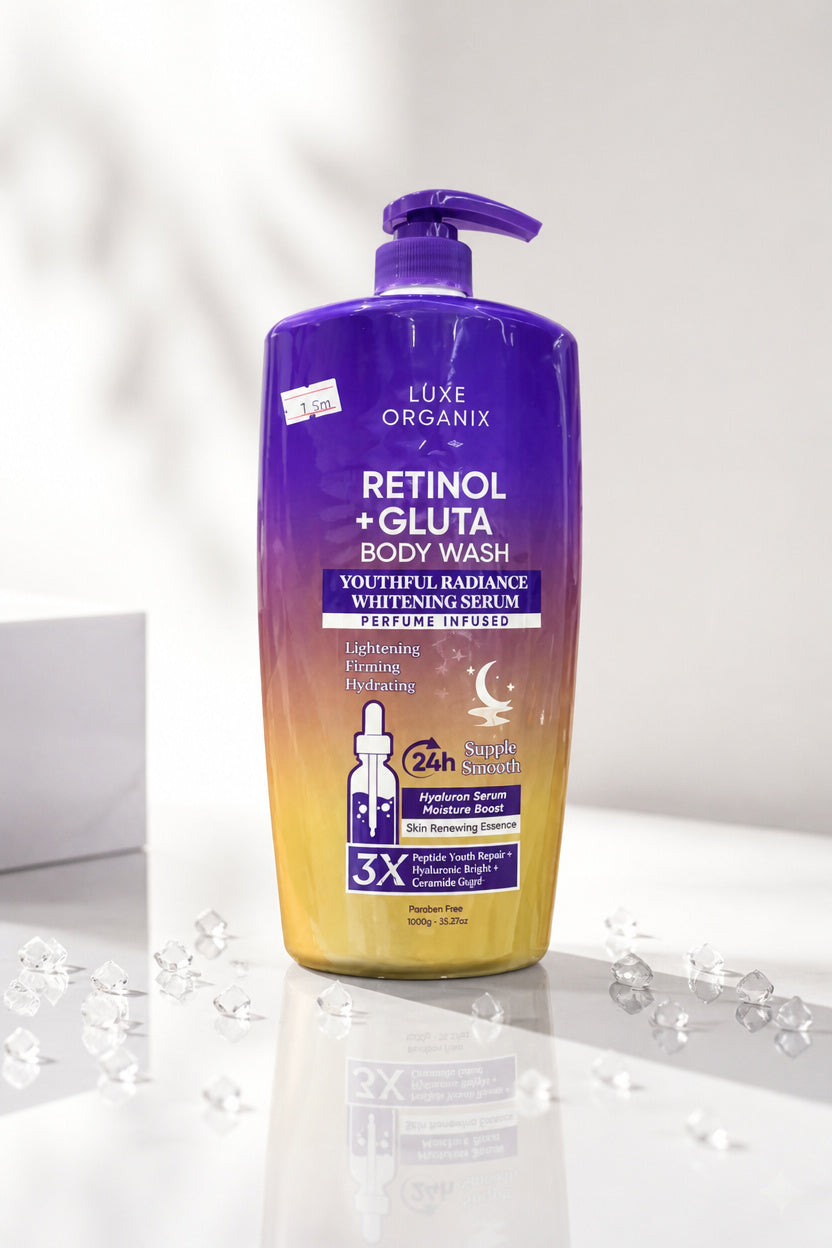 LUXE ORGANIX: Retinol + Gluta Body Wash 1000G