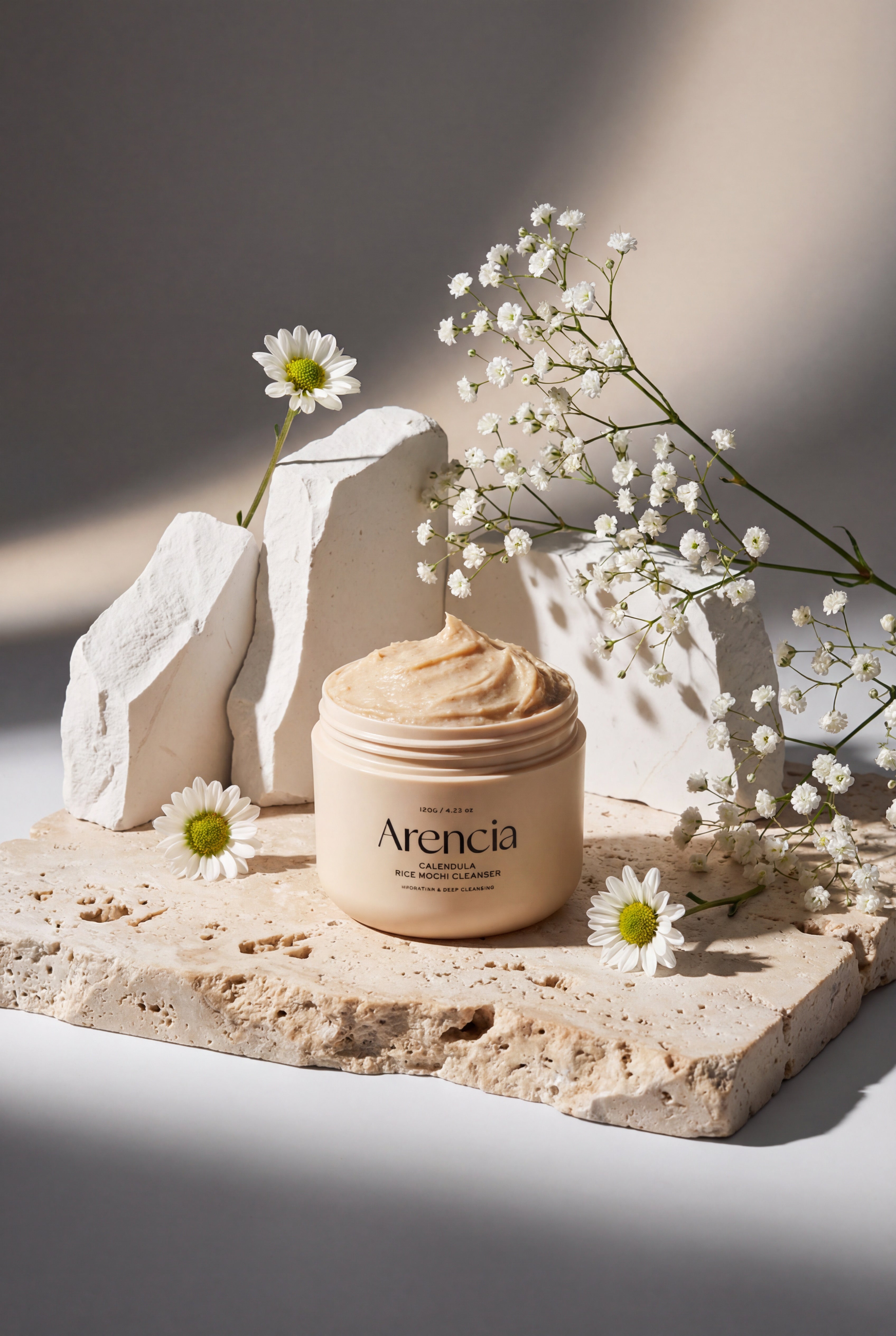 ARENCIA: Calendula Rice Mochi Cleanser