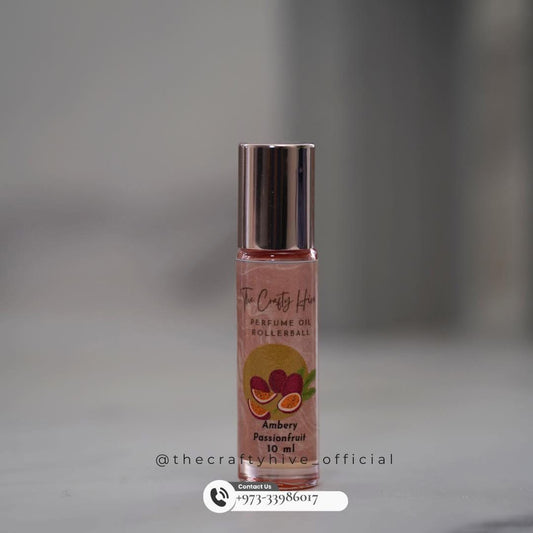 PERFUME OIL ROLLERBAL: Amber & Passionfruit