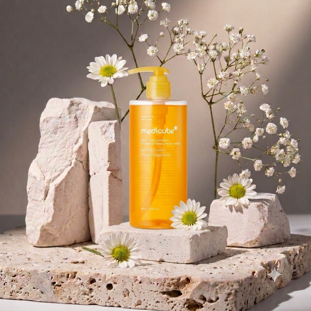 MEDICUBE:  Kojic Acid Turmeric Body Wash