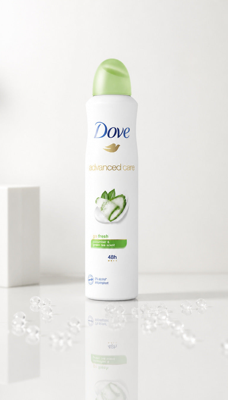 DOVE: Cucumber & Green Tea Antiperspirant Spray