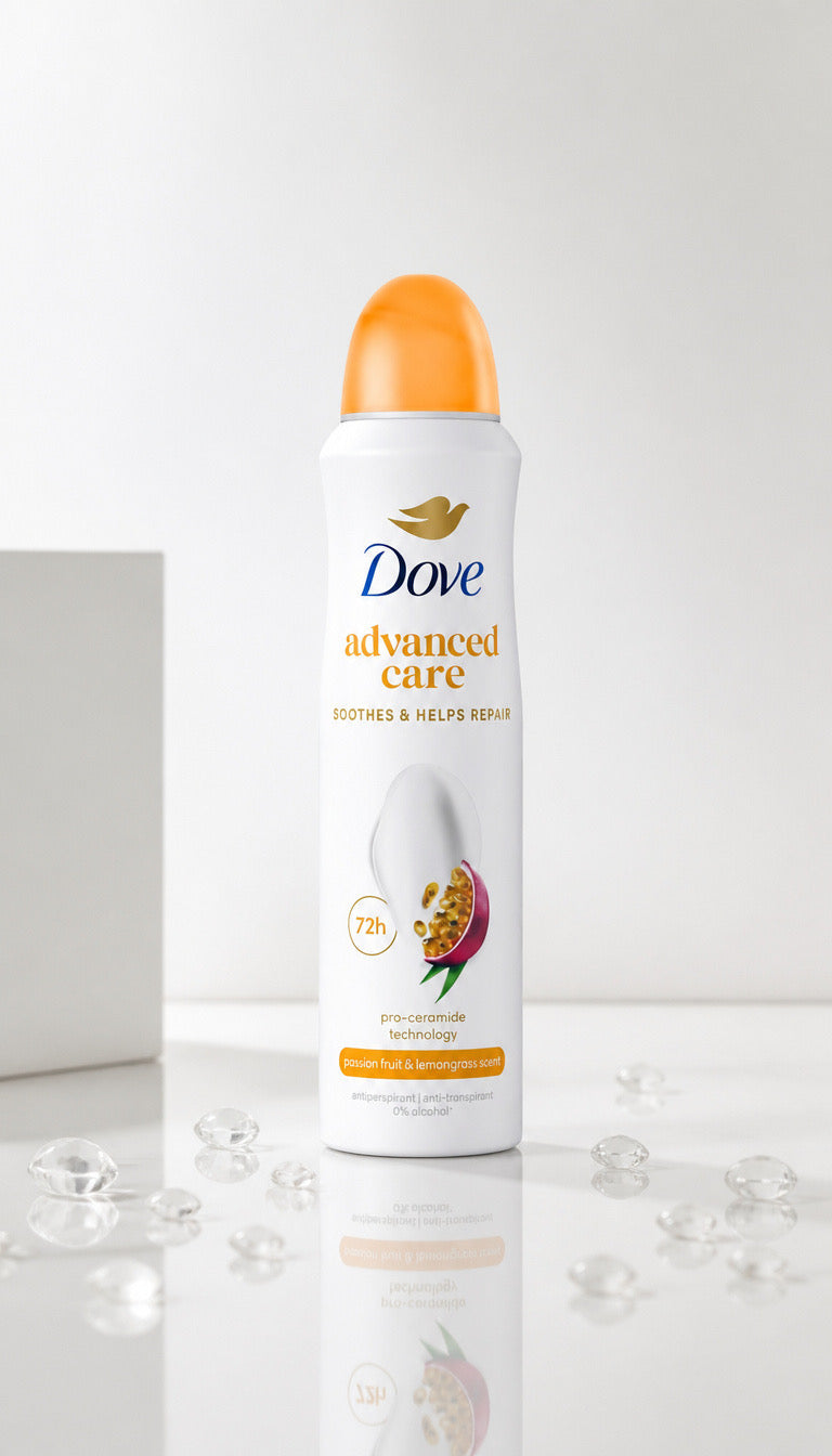 DOVE:  Passionfruit &amp; Lemongrass Antiperspirant Spray