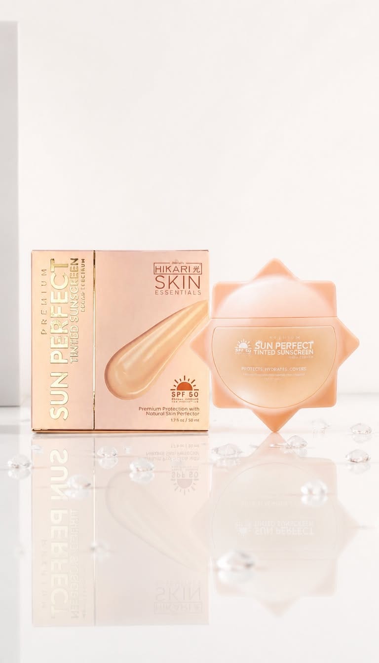 HIKARI SKIN: Essentials Premium Sun Perfect Tinted Sunscreen 50g