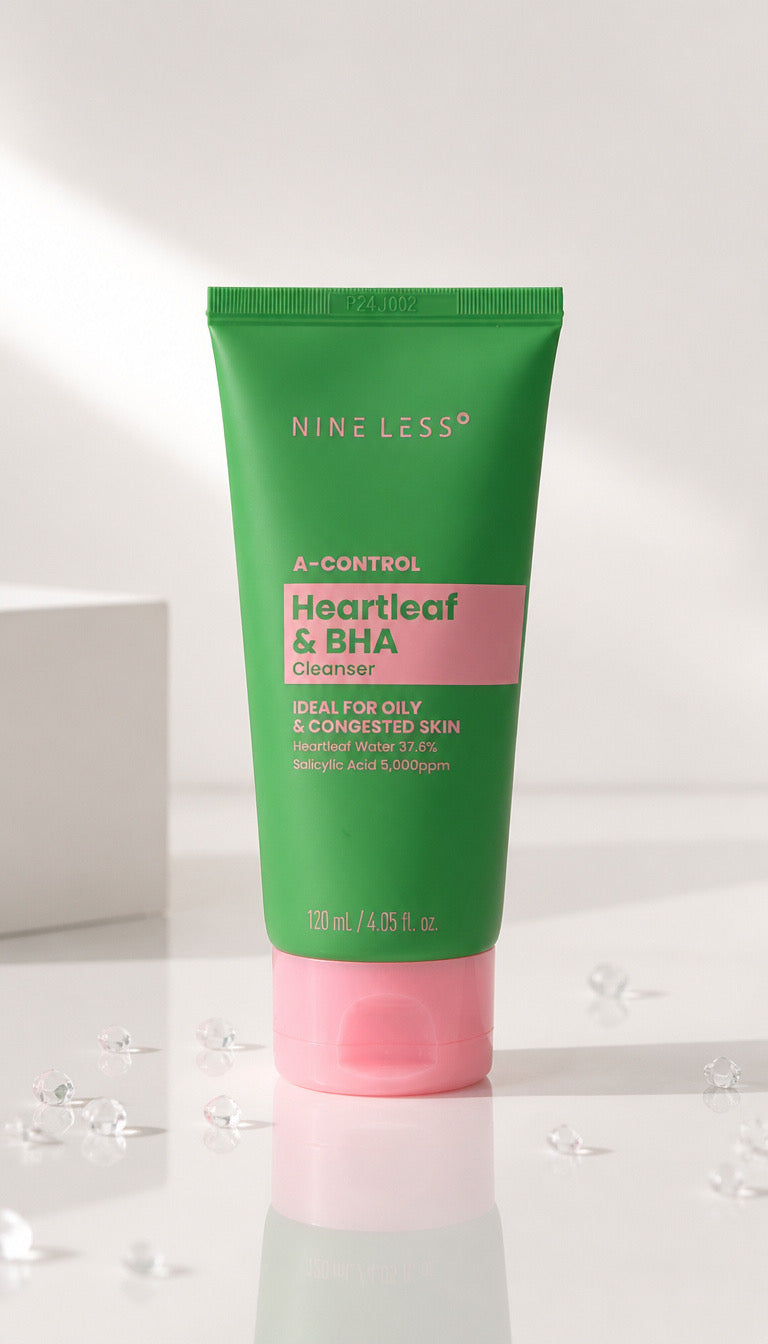 NINELESS: A-CONTROL Heartleaf & BHA Foam Cleanser
