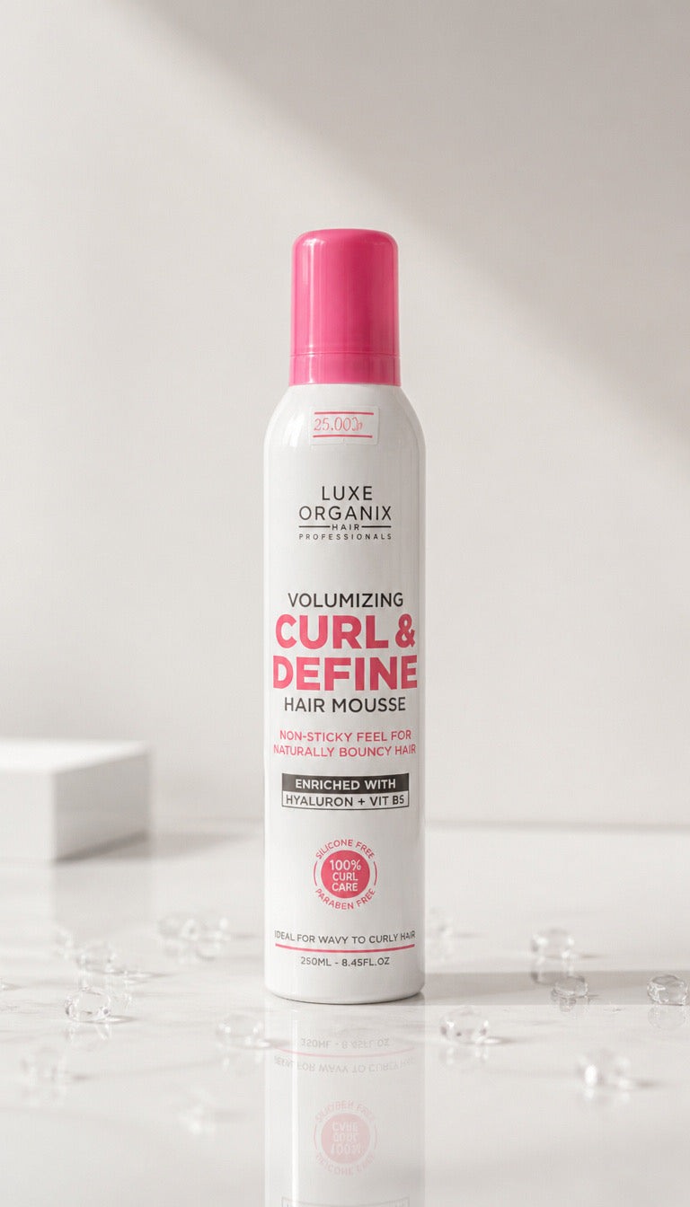 LUXE ORGANIX: Curl & Define Volumizing Hair Mousse