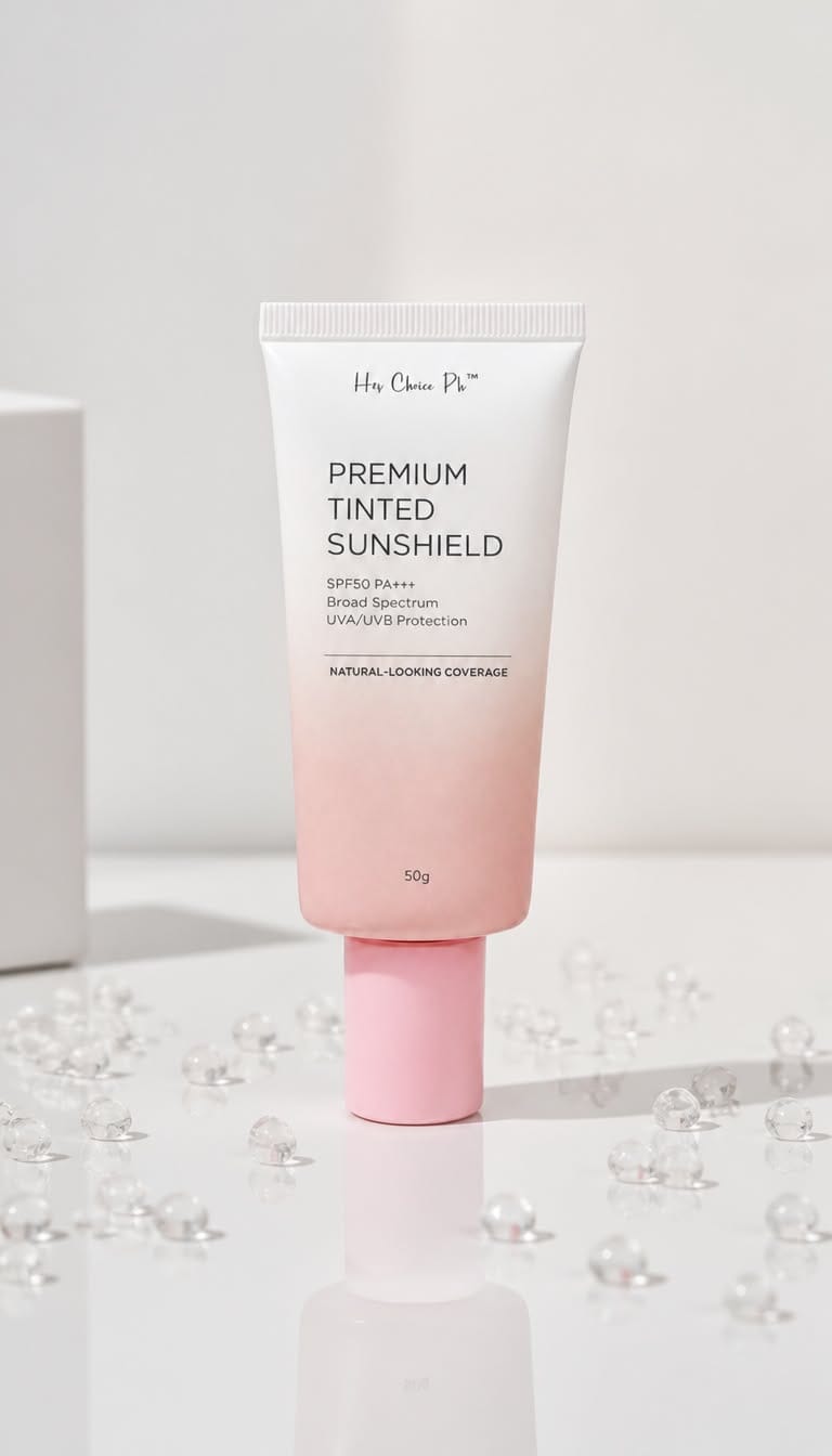 HER CHOICE PH: Premium Tinted Sunshield SPF50 PA+++