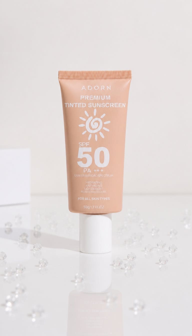 ADORN: Premium Tinted Sunscreen SPF 50 PA+++ 50G