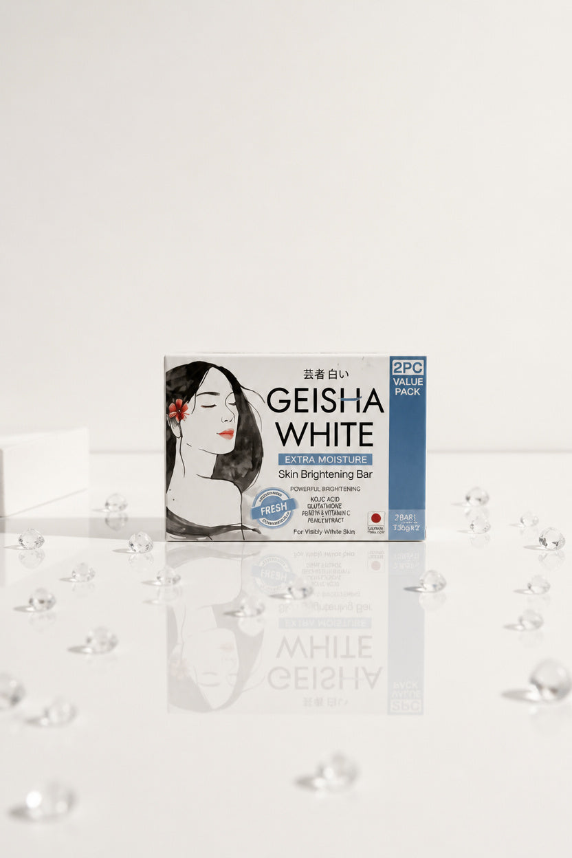 Geisha White Extra Moisture Skin Brightening Bar (2pc Value Pack) 65G