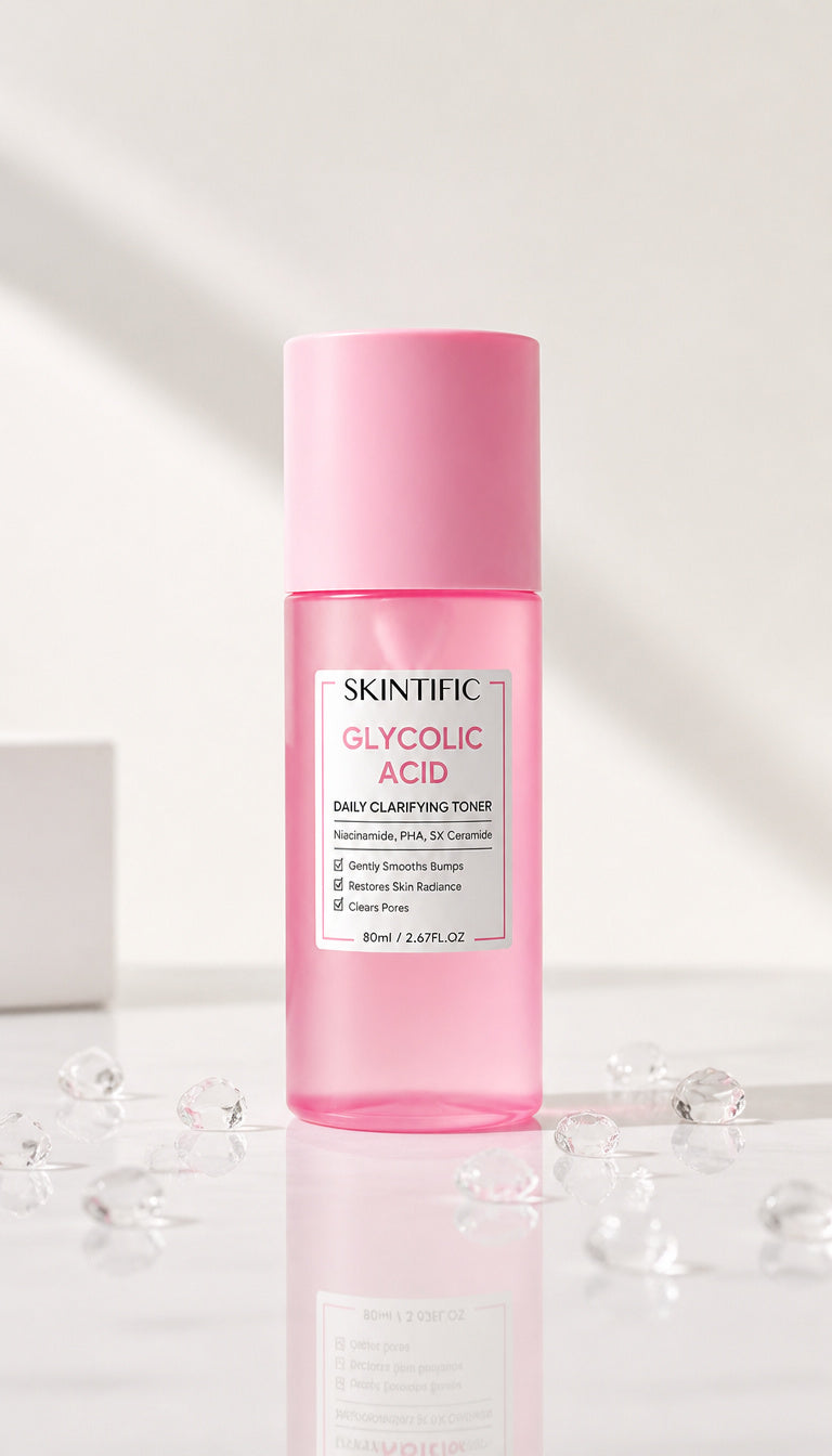 SKINTIFIC: Glycolic Acid Daily Clarifying Toner 80ML