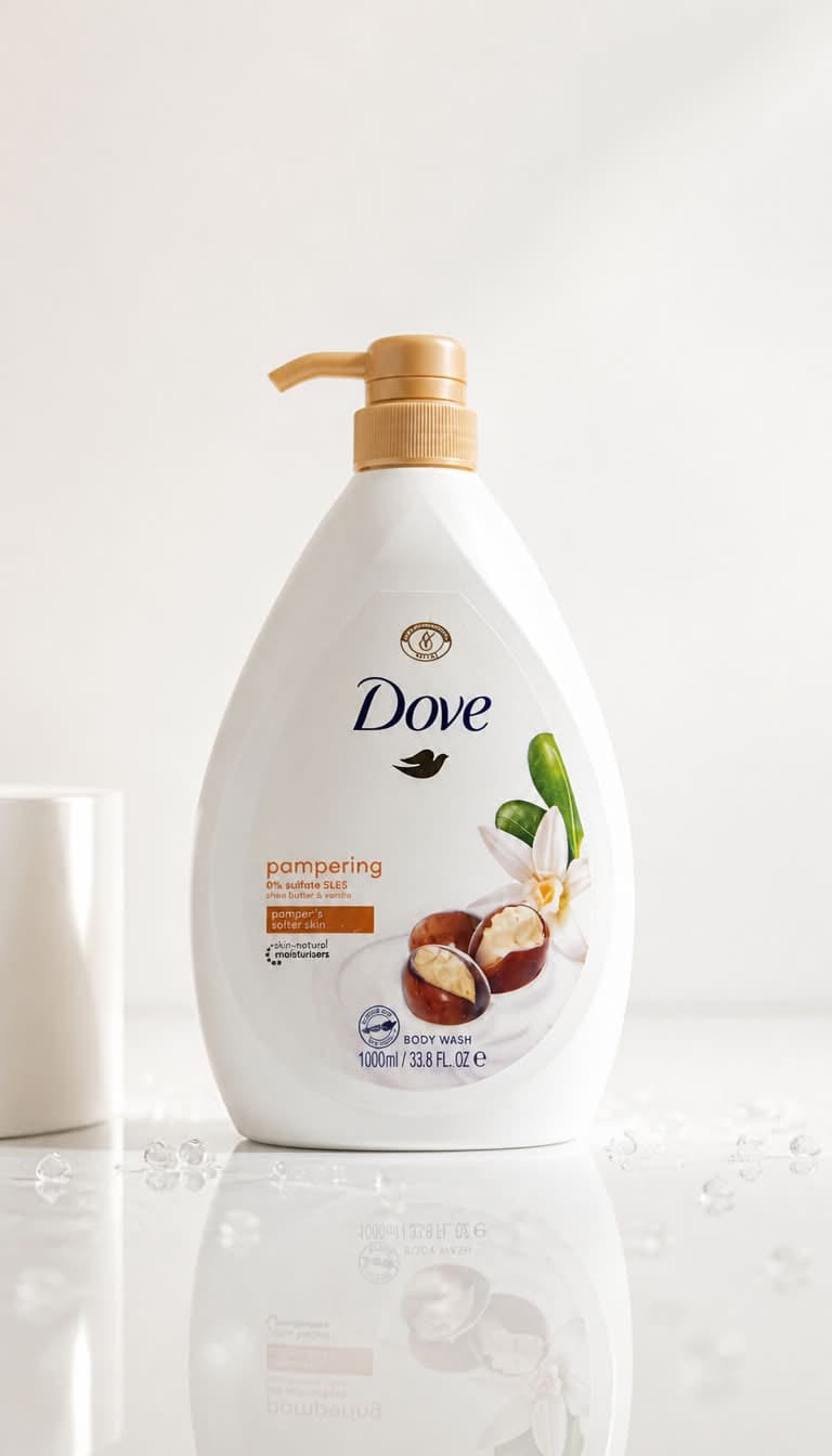 Dove Pampering Shea Butter & Vanilla Body Wash 1000g